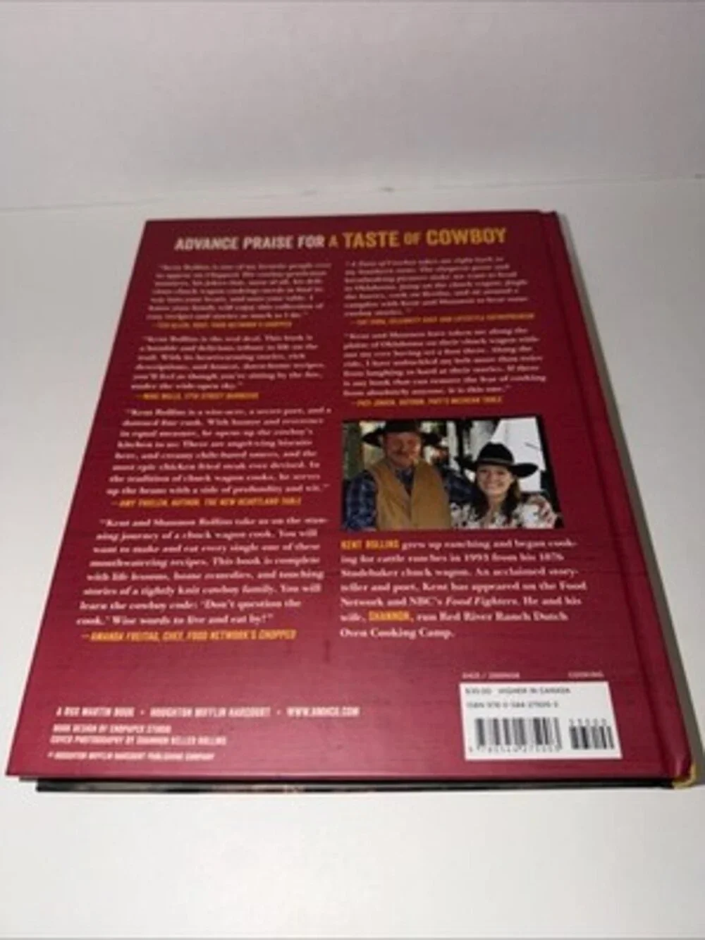 Signed A Taste of Cowboy: Ranch Recipes and Tales from the Trail by Kent Rollins